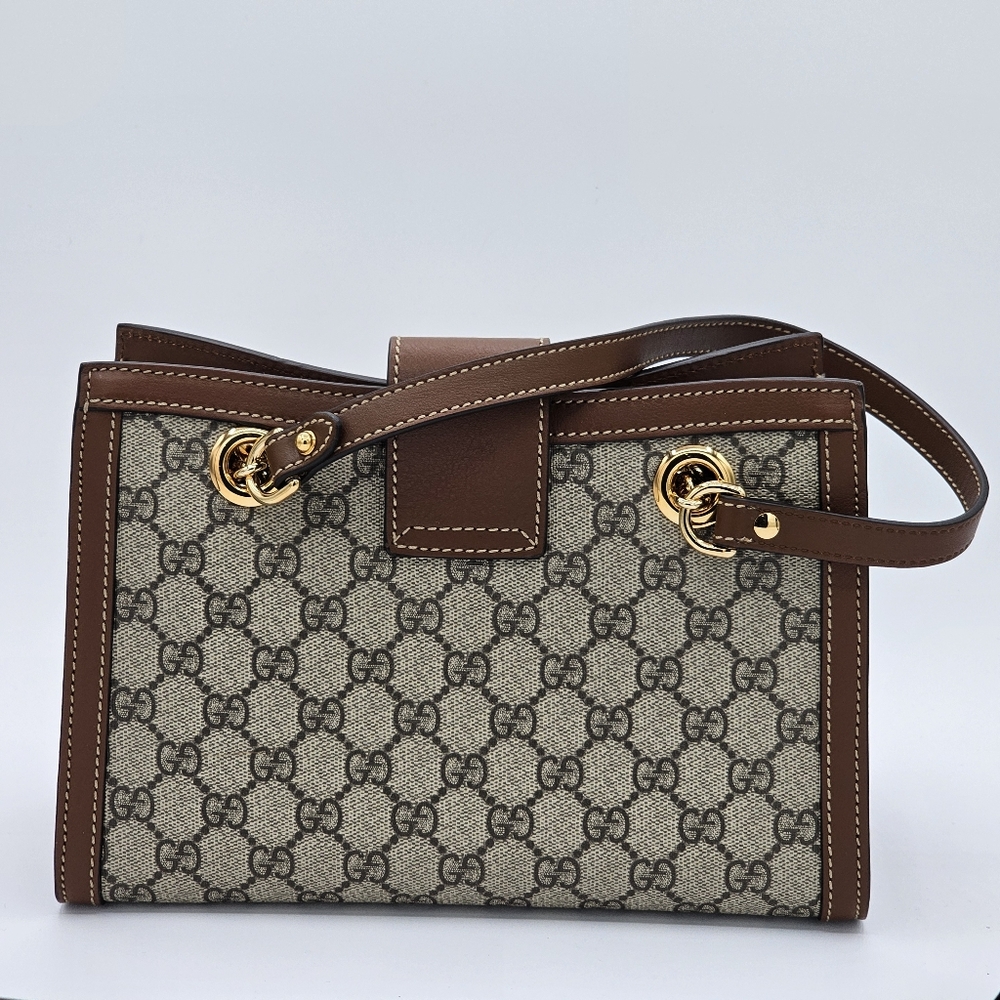 Gucci GG Supreme Small Padlock Shoulder Bag - Picture 2 of 8